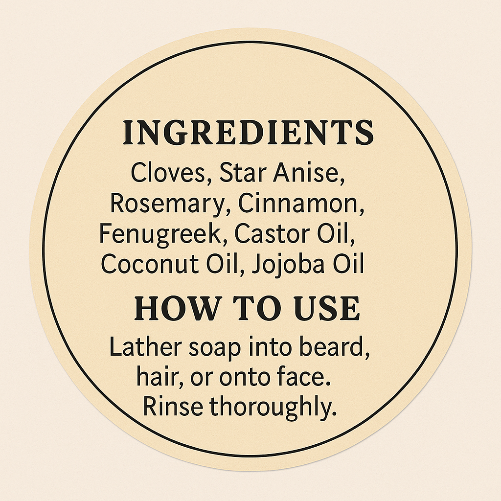 Roots & Beard Bar - Men's Hair, Face and Beard Soap